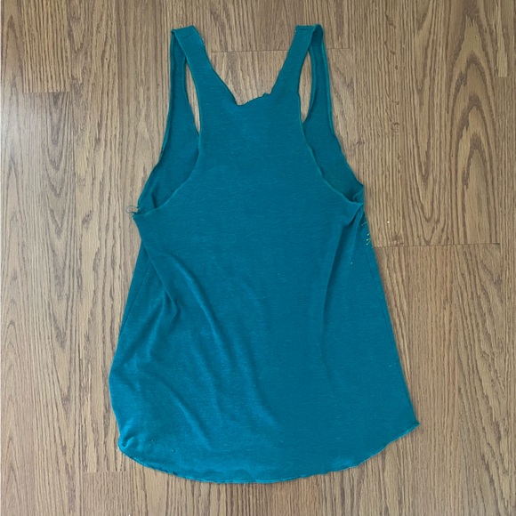 SuperMaggie Vintage Women’s Green Boho Floral Tank Top Oversized Size Small - Picture 4 of 11